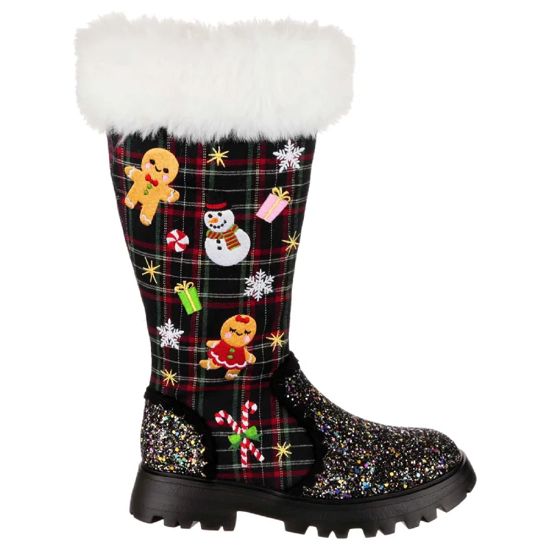 Women's floral embroidered boots-Magical Season