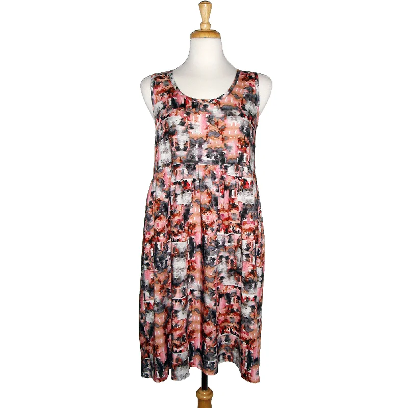 Velvet party dress-Abigail Dress - Watercolour - pink - Sale