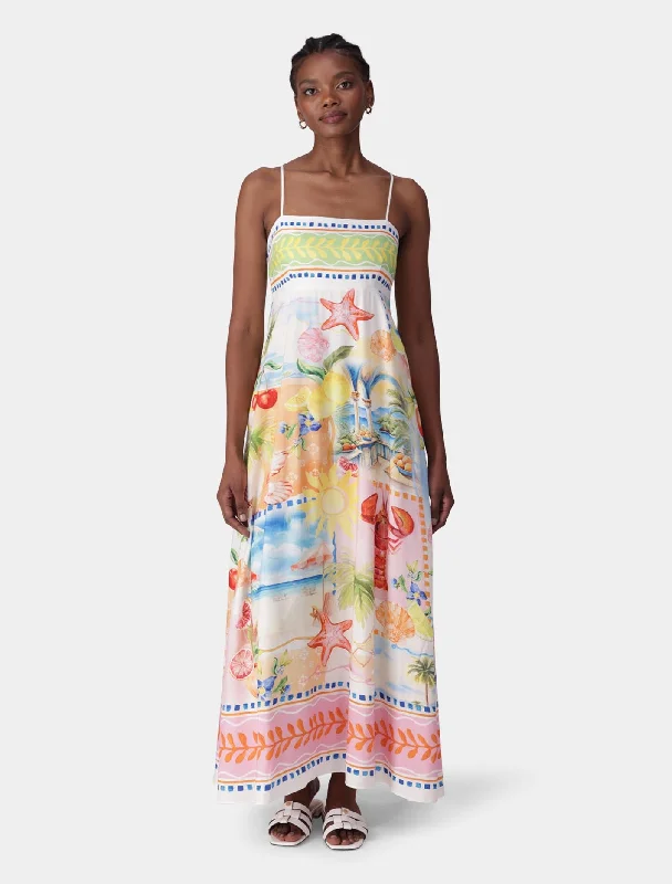 Floral party dress-Amari Midi Dress