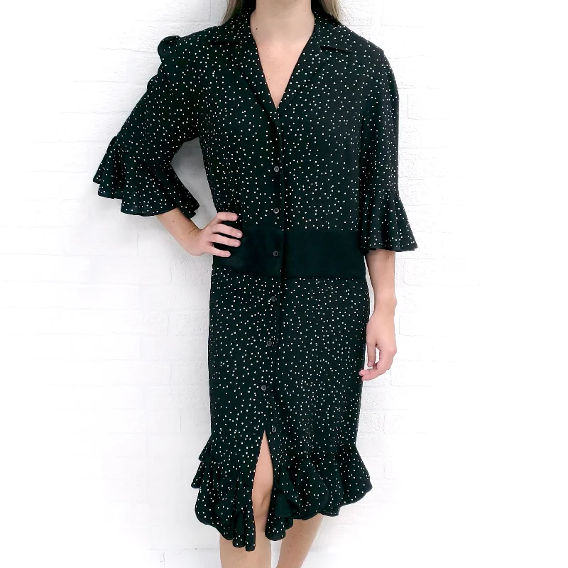 Polka dot cocktail dress-DRIES VAN NOTEN POLKA DOT DRESS ($1495) - SIZE 38