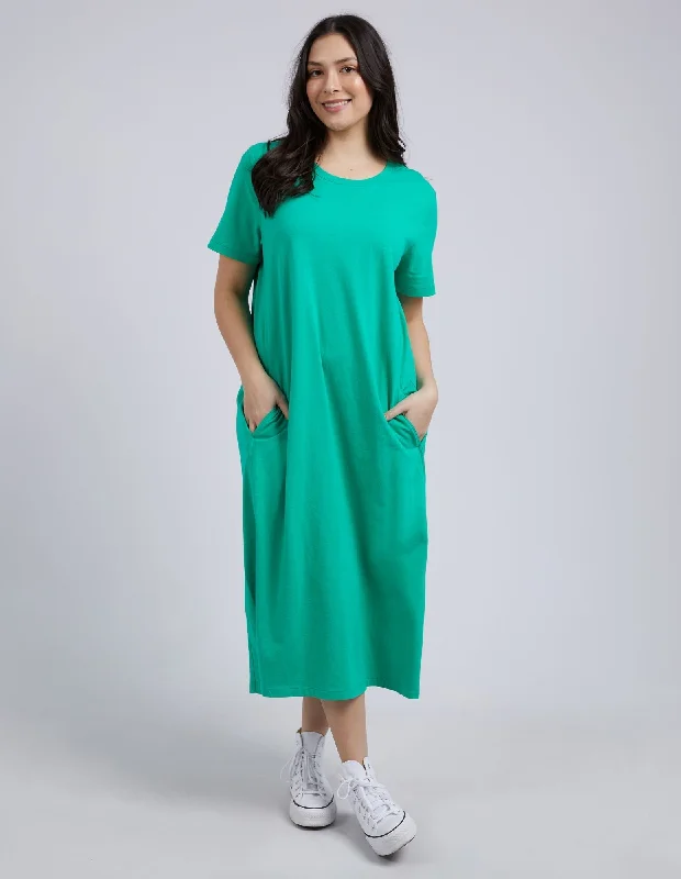 Beige party dress-Elm Adira Dress Bright Green