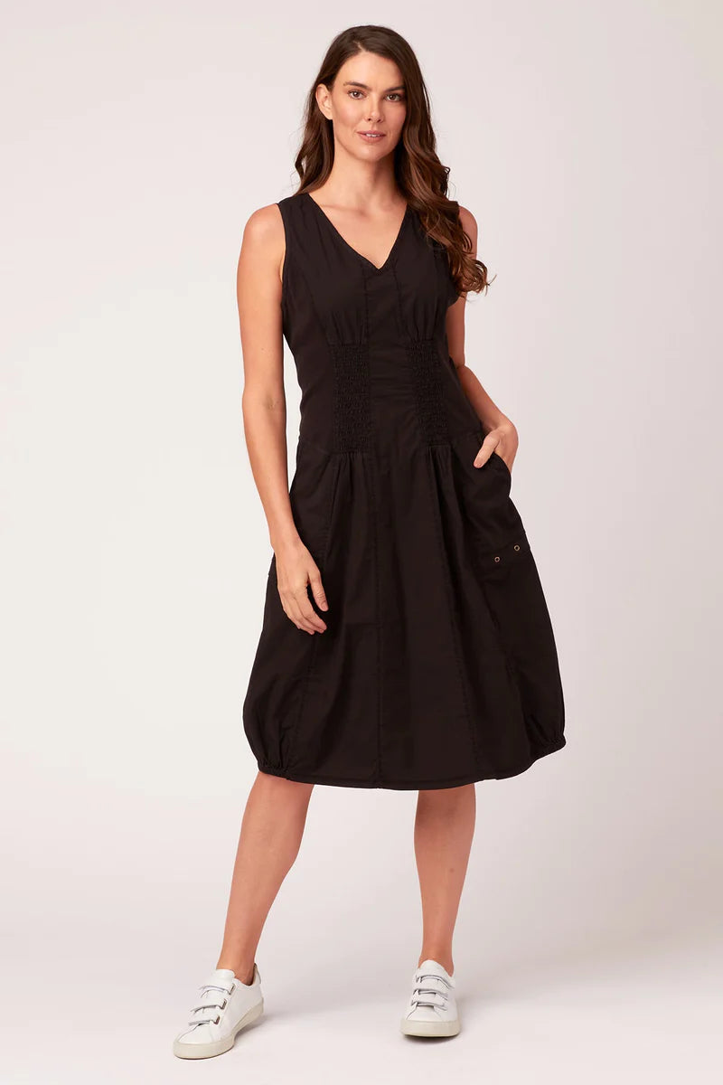 Corset sundress-Gibbon Tank Dress - Black