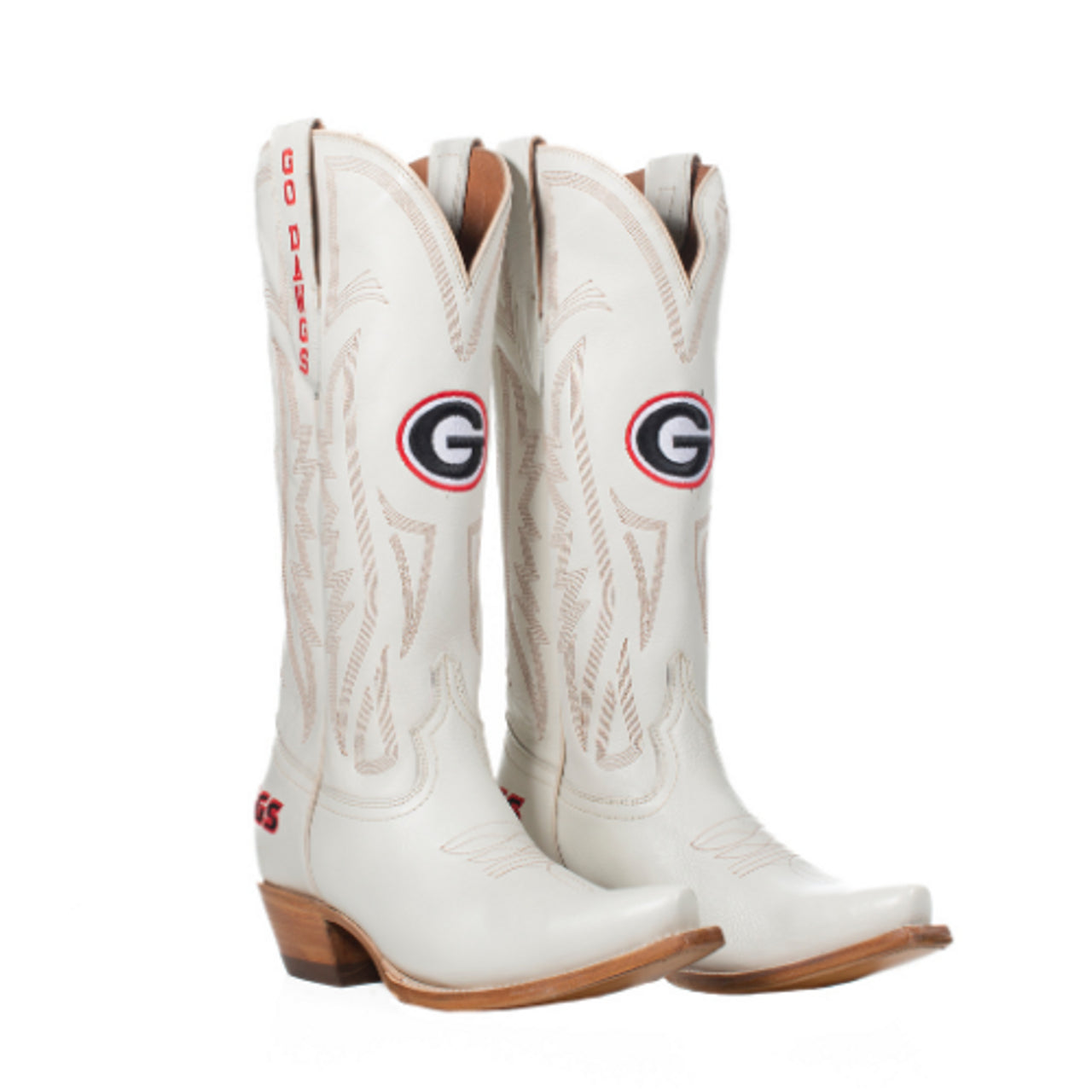 Women's high heel sandals-University of Georgia Western Boots