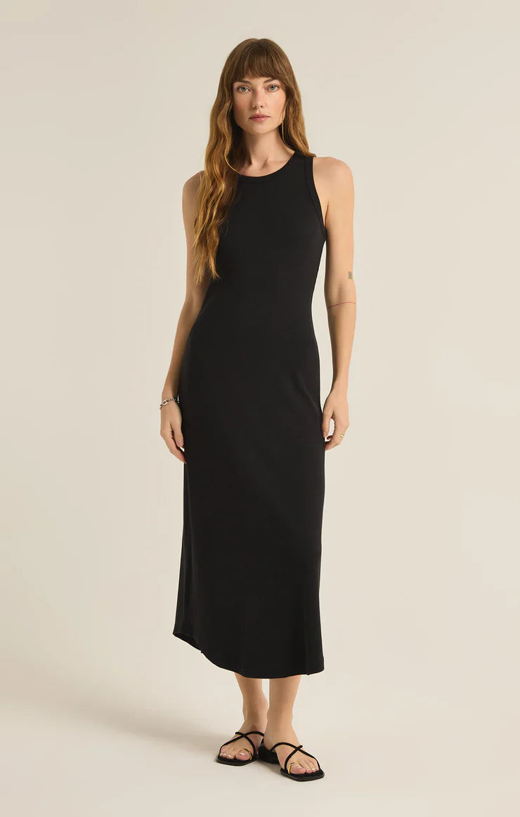 Satin cocktail dress-Goodwin Midi Dress