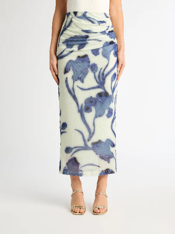 Floral sundress-HAZE MIDI SKIRT