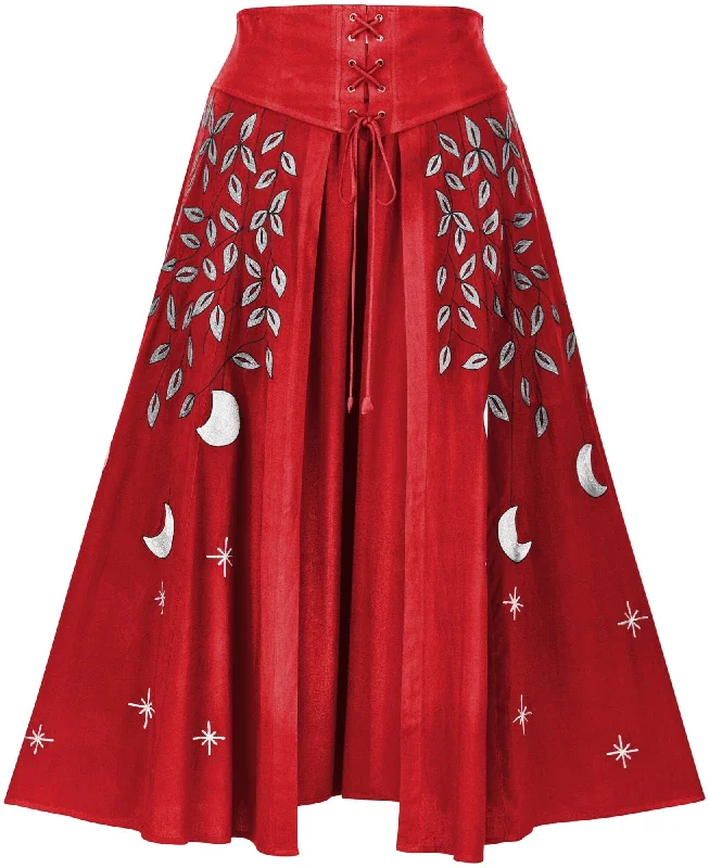 High-low denim skirt-Celestia Maxi Overskirt Limited Edition