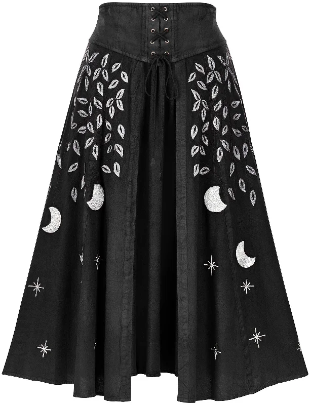 Pleated chiffon skirt-Celestia Maxi Overskirt